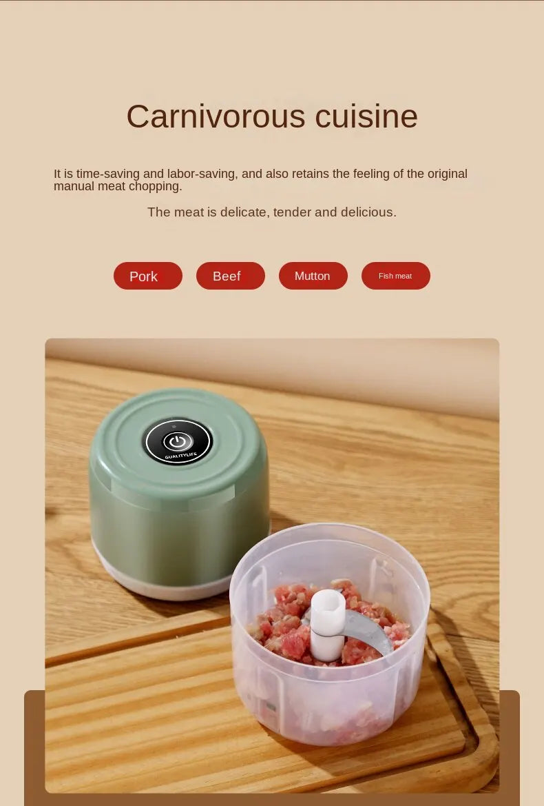 Say goodbye to time-consuming chopping and hello to effortless meal prep with the QuickPrep Chopper. Featuring ultra-sharp stainless steel blades and a built-in strainer, it’s your all-in-one kitchen hack for fast, fresh co
